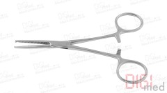 arterial clamp KOCHER DELICATE, curved