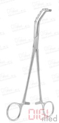 Bronchusklemme, Peritoneumklemme, Hysterektomieklemme PRICE-THOMAS, links