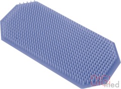 Silikonmatten ungelocht blau