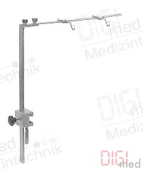 Bauchdeckenhalter Befestigungsgestell ROCHARD, einseitig