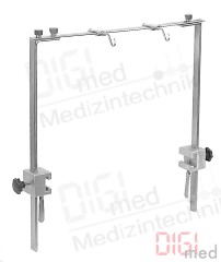 Bauchdeckenhalter Befestigungsgestell ROCHARD, beidseitig