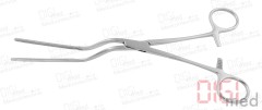 Bowel clamp BRUNNER 24,0 cm, with atraumatic serration