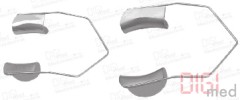 Drahtspekulum Barraquer Solid Blade 10-20mm