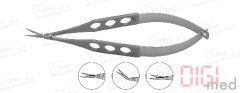 Capsulotomy Scissors VANNAS, sharp, 7mm