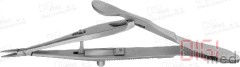 Needle Holder KALT, delicate smooth jaws, straight, with lock