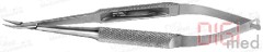 Needle Holder BARRAQUER, very delicate jaws, curved