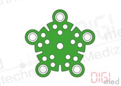 TITAN Hole plate Ø 10 mm, profile 0.6mm