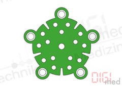 TITAN Hole plate Ø 14 mm, profile 0.6mm