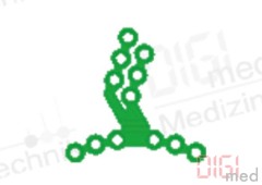 TITAN Paulus le fort plates, right, 2-12mm, profile 0.6mm