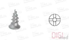 ESD self-tapping screw, self-holding, cross drive, Ø 1.6