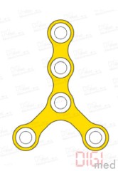 Y-Platte, Titan, 5 Loch kurz, Profil 0.6mm, System 2.0mm