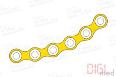 Orbital Platte, Titan, 6 Loch, 0.75mm Profil, 2.0 MM System