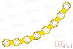 Orbital Platte, Titan, 8 Loch, 0.75mm Profil, 2.0 MM System