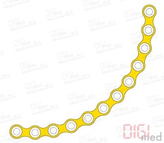 Orbital Platte, Titan, 12 Loch, 0.75mm Profil, 2.0 MM System