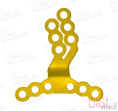 Paulus Le Fort Platte, Titan, 2-12 mm, links, Profil 1.0mm, 2.0 System