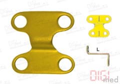 Paulus Le Fort plate, titanium, length 2-14 mm, thickness 0.6mm, profile 1.0mm, 2.0 system