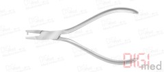 Plate bending pliers with pin, 13.5 cm