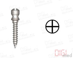 Intramaxillary titanium fixation screw IMF, 2.0mm, self-drilling, cross head