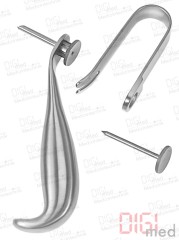 Transbukkal drilling aid for screwdriver without holding device, set