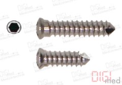 Fraktur Sicherheits Knochenschrauben, 3.0 mm, selbstschneidend, selbsthaltend, HEX