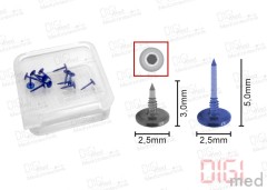 Titanium pin with Hex head in 3mm and 5mm length