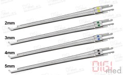 Knochenstanzen Einsatz 45° mit Auswerfer, 23cm