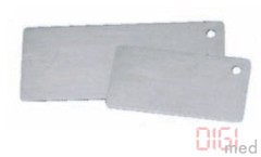 Schild aus rostfreiem Stahl