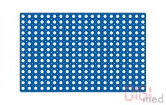 Mikro Gitter Platte, Titan, Dicke 0.6mm, Profil 0.55mm, System 1.2mm