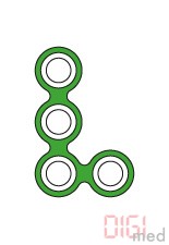 TITAN MEDI L-PLATE 4 HOLE RIGHT, WITHOUT