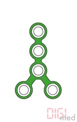 TITAN MEDI Y-PLATE 5 HOLE, WITHOUT STEM,