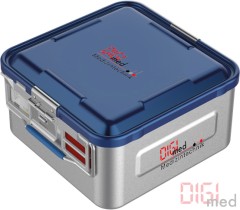 1/2 Removal Container, bottom unperforated, safety lid unperforated W Series 260